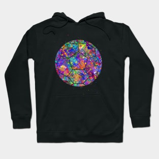 Soccer Ball watercolor Hoodie